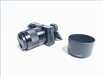 Kamera Sony A6100 ink batteri och objektiv Sony 50 1.8 OSS. 