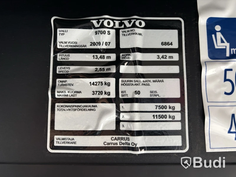 Buss Volvo B12M 4X2 9700S -2009