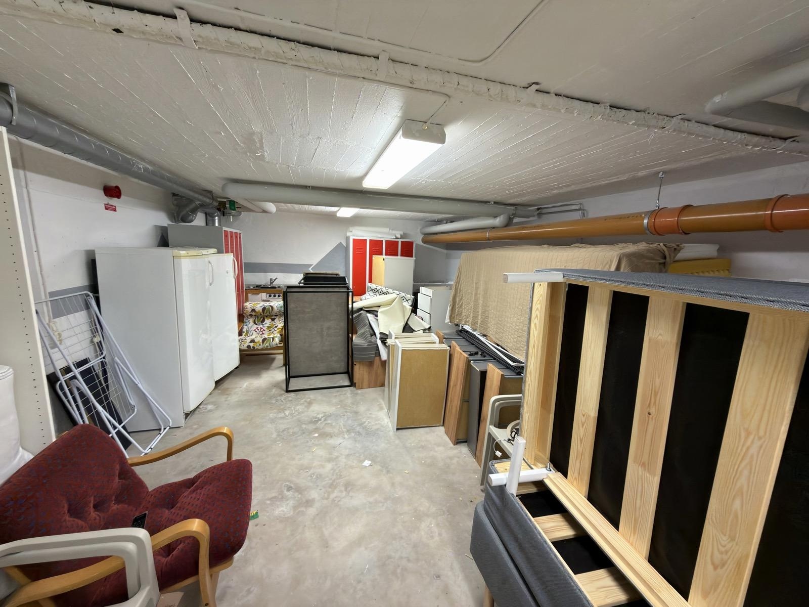 Contents of the storage room