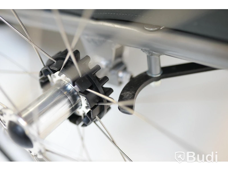 Cykelkärra Rex, för 1 barn grå/röd/svart