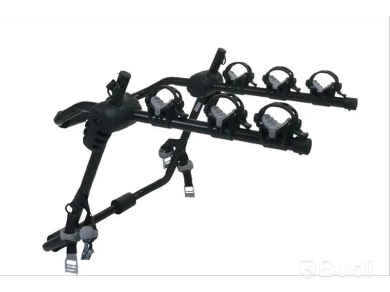 (NEW) Trunk-mounted bike rack for 3 bikes with quick-release mounts, Equip