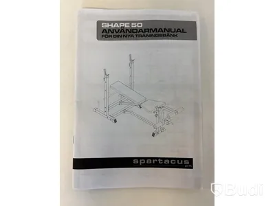 Viktbänk Spartacus, shape 50