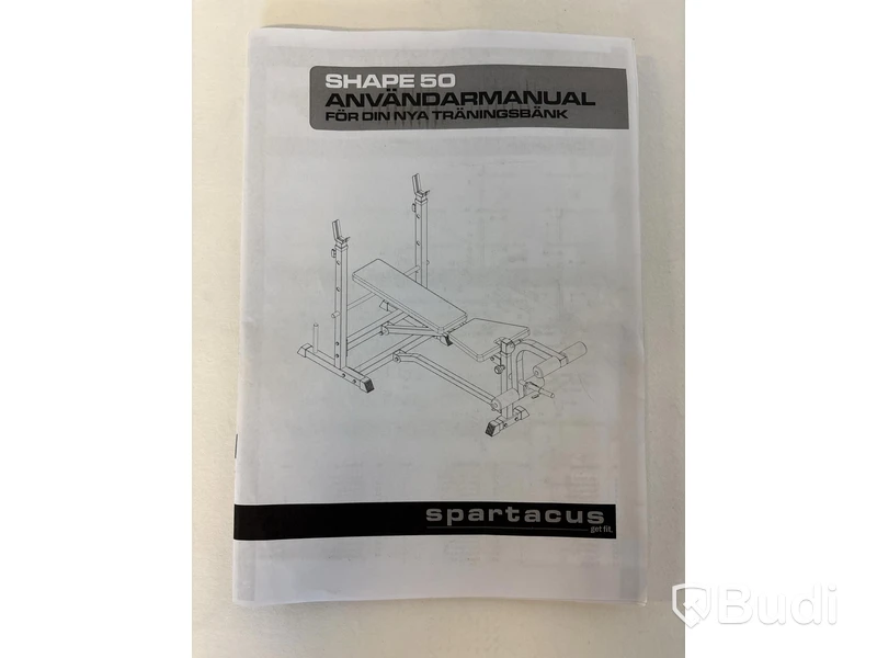 2 st. Viktbänk Spartacus, shape 50