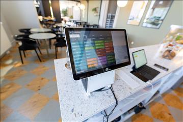 Kassa Pax Onslip. Med inbyggd kvittoskrivare samt kunddisplay. 