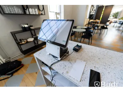 Kassa Pax Onslip. Med inbyggd kvittoskrivare samt kunddisplay.