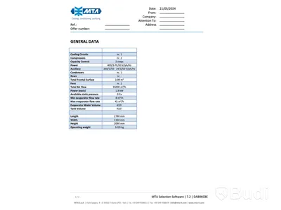 Processkylare MTA TAEvo Tech 401, 2019