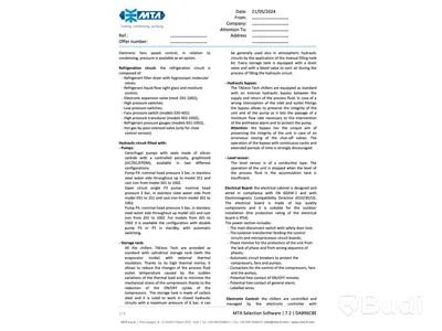 Processkylare MTA TAEvo Tech 401, 2019