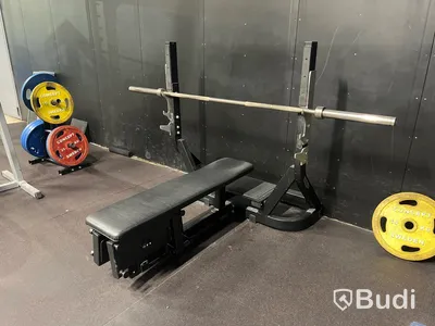 TechnoGym Olympic Flat Bench - Bänkpress ställning