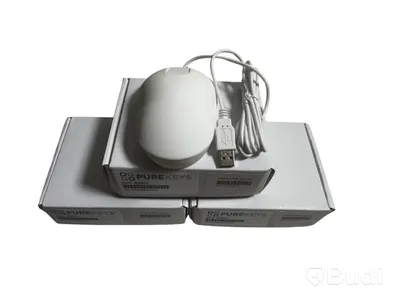 3 st. Mus Purekeys 40065, vit, USB