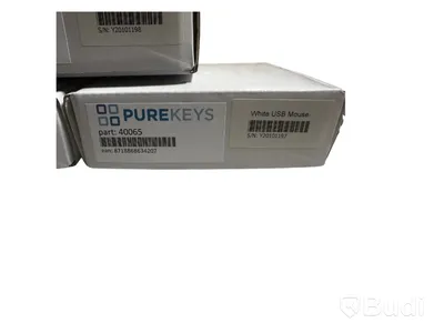3 st. Mus Purekeys 40065, vit, USB