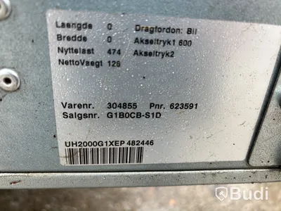 Släpvagn med grindar Easy Line 200, -2014