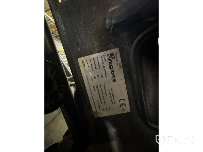 Gaffeltruck Linde E16L-01, eldriven, 1600 kg