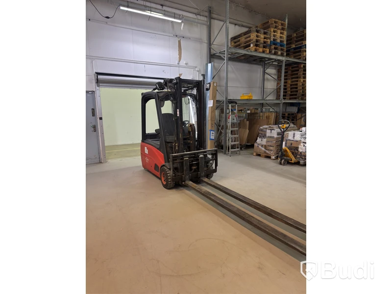 Gaffeltruck Linde E16L-01, eldriven, 1600 kg