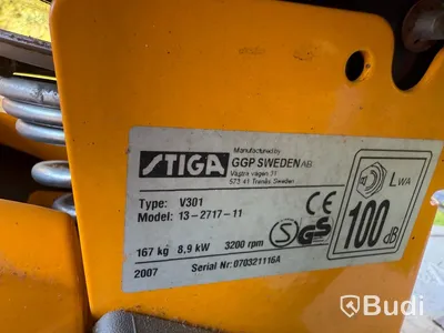 Åkgräsklippare Stiga Villa 12,5 hk