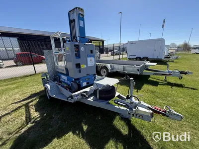 2022 Genie GR20 mast lift with trailer