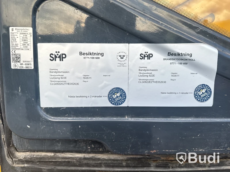 Bandgrävmaskin LiuGong CLG922E -2018 (6098H)