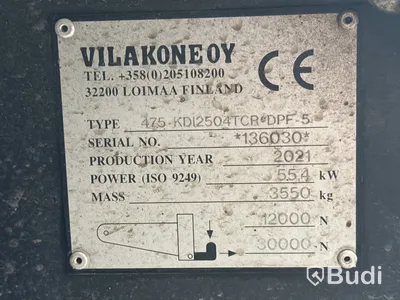 Redskapsbärare Wille 475 med planeringsskopa | 1007h | 2021