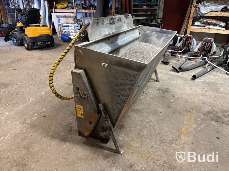 Hydraulisk sandspridare Wille 550 | 2016
