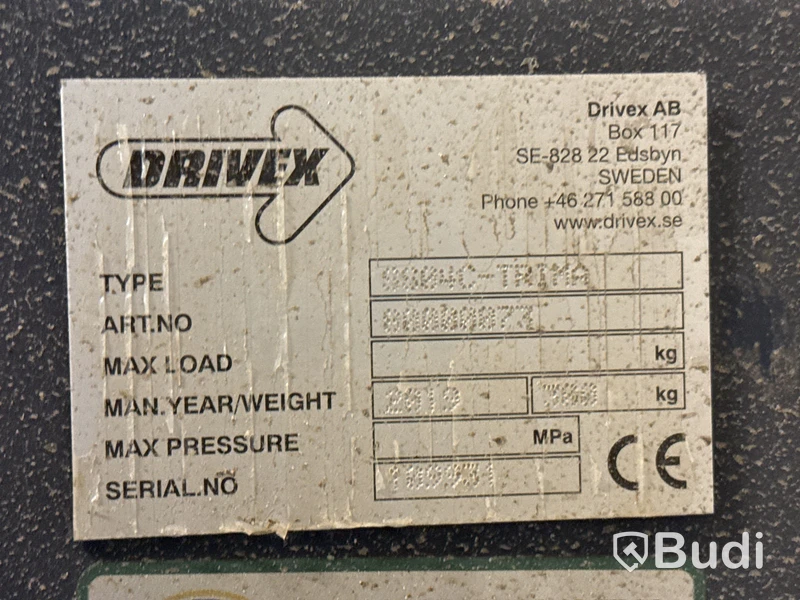 Hydraulisk sandspridarskopa Drivex SS04C-Trima | 2019