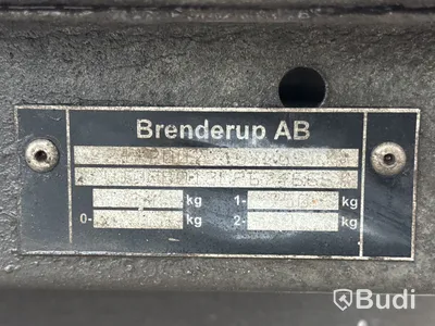 Obromsad gallervagn med tipp Brenderup 2260S | 2020