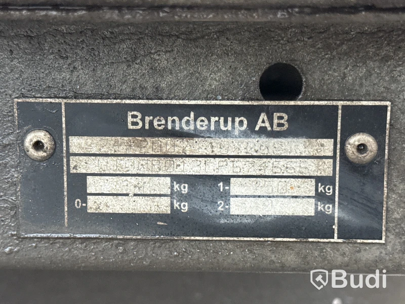 Obromsad gallervagn med tipp Brenderup 2260S | 2020