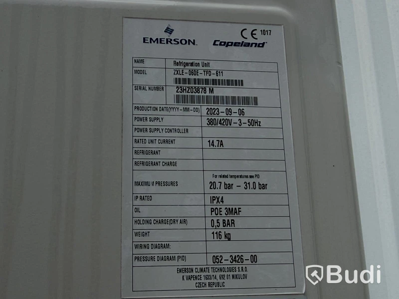 Walk-in freezer 6 x 6 m (large model)