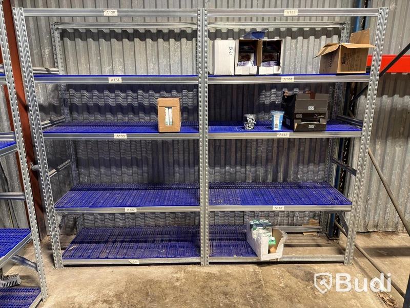 Shelving units, 11 pcs