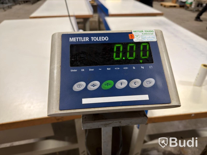 Våg Mettler Toledo BBA221, rostfri platta