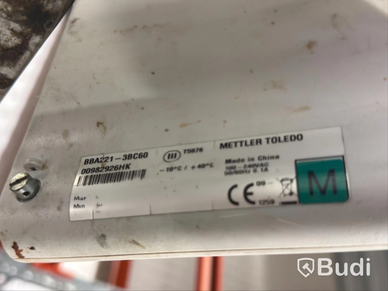 Våg Mettler Toledo BBA221, rostfri platta