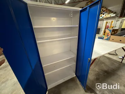 2 metal cabinets, etc.