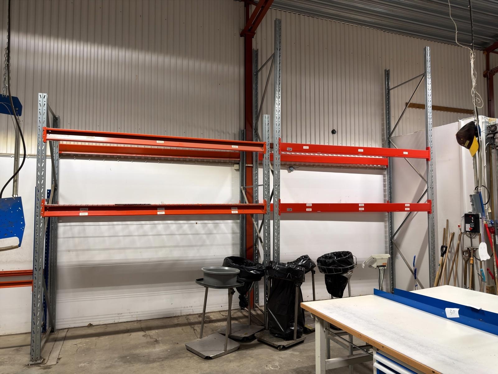 Pallet racking & shelving, etc.