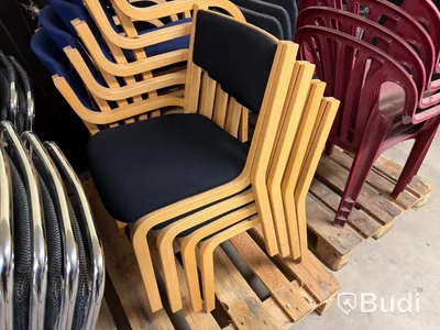 44 stackable chairs