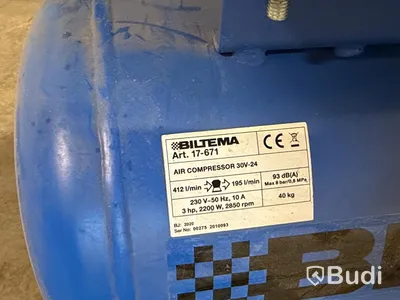 Biltema 30V-24 Compressor, 90 L