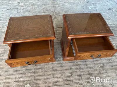 2 st. Sidobord Decca