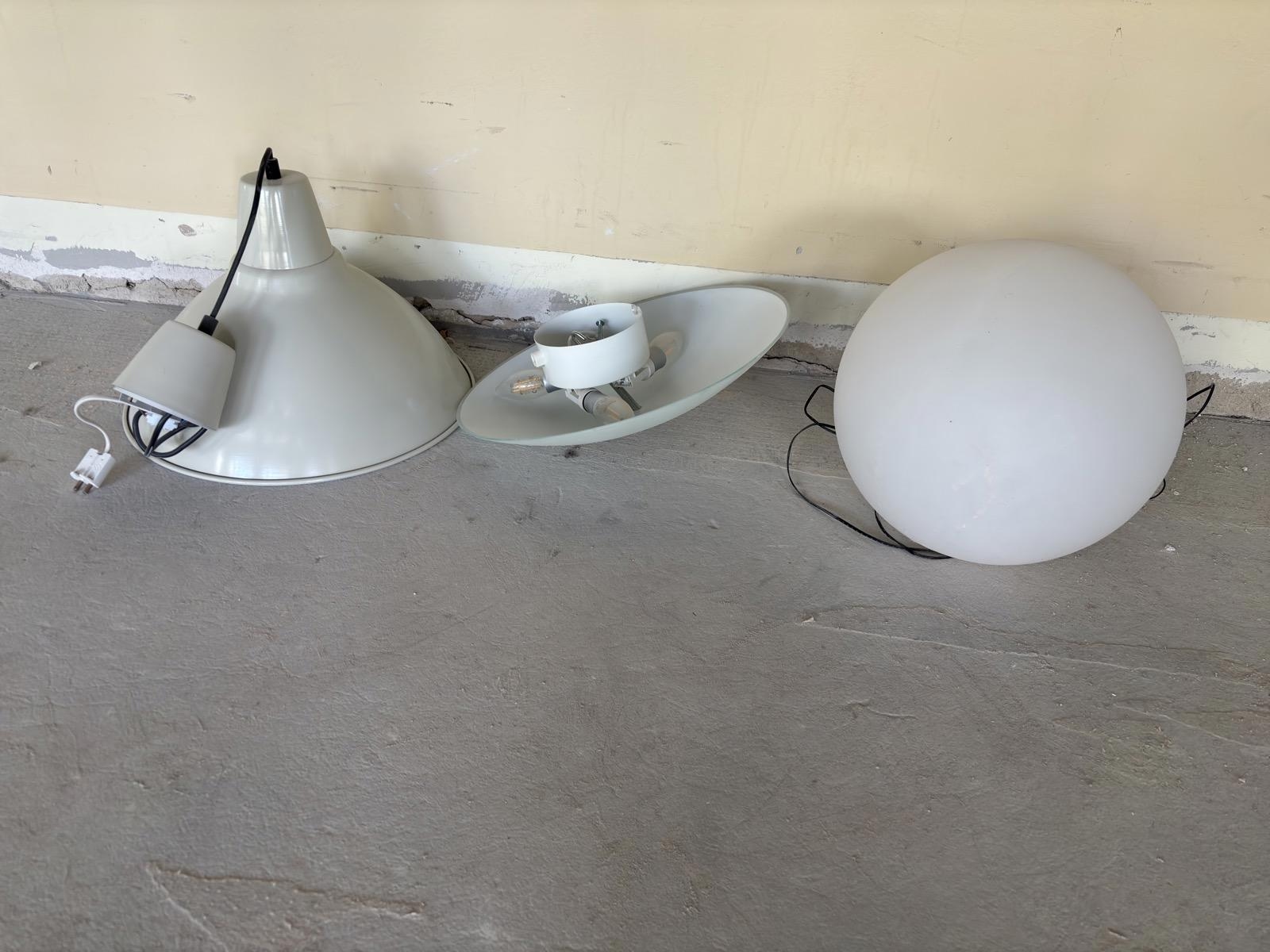 Parti med diverse lampa