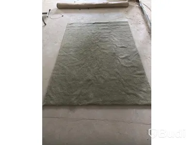 Green rug