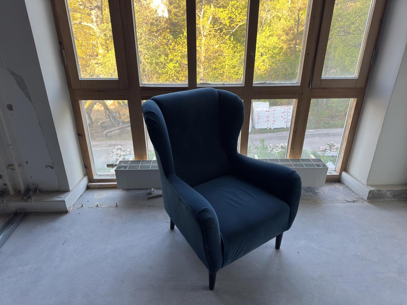 Fåtölj Furninova, blå
