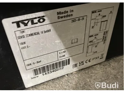 Bastuaggregat Tylö Sense Commercial 16, inkl. stenar (2023)