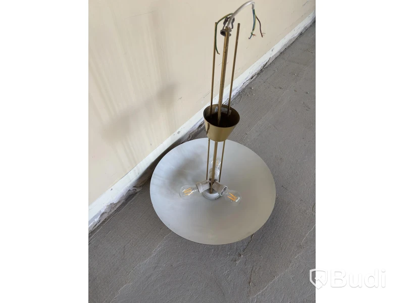 Taklampa  J.T KALMÁR, modell 7026, mässing, 3 ljuskällor