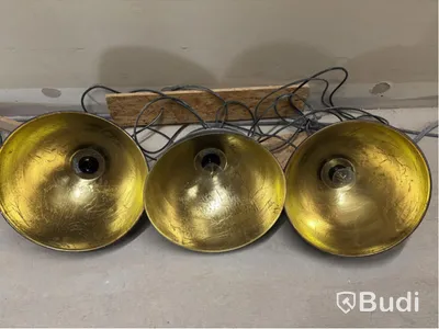3 Ceiling Lamps, Black