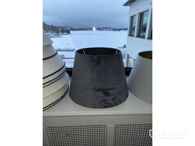 Parti med lampskärmar