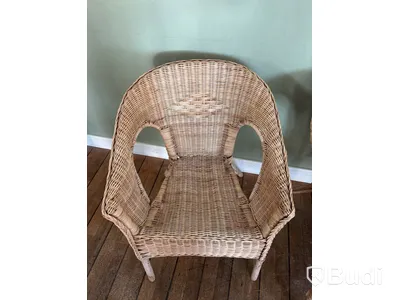 2 st. Rottingfåtöljer Ikea