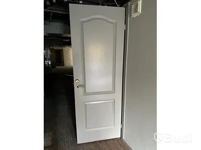 3 st. Innerdörr, gråmålade