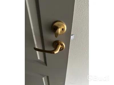 3 st. Innerdörr, gråmålade