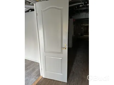 3 st. Innerdörr, gråmålade