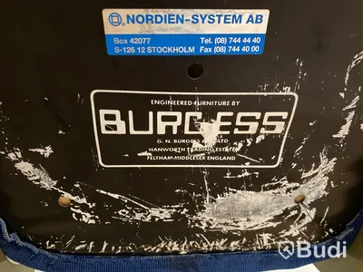 Parti med stapelbara stolar, Burgess England - 120 st.