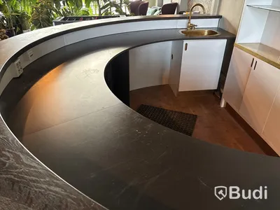 Bardisk i med diskho i mässing
