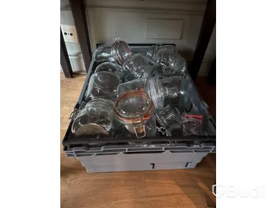 Parti med diverse glas