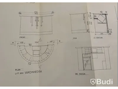 Receptionsdisk - ritad av Tengboms arkitektkontor