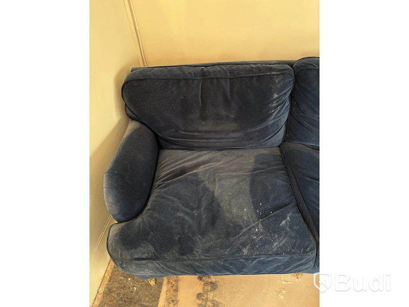 Soffa, blå